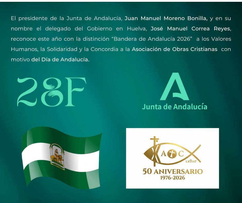Bandera De Andaluc a 2026 Para Obras Cristianas